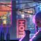 Lucyna Kushinada and White Cat – Cyberpunk Live Wallpaper