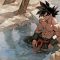 Goku in Hot Springs – Dragon Ball Live Wallpaper