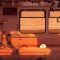 Lofi Cat Cozy Autumn Train Live Wallpaper