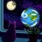 Purrple Cat – Far From Home Live Wallpaper