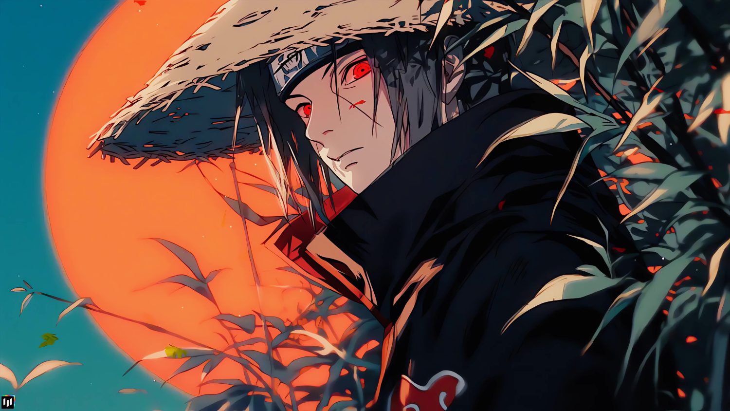 Straw Hat Itachi Akatsuki Naruto Live Wallpaper - Getlivewall.com