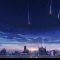 Meteor on the Rooftop Live Wallpaper