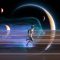 Running On The Rings Of Saturn by VISUALDON Live Wallpaper