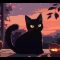 Halloween Cat Lofi Chill Live Wallpaper