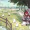 Anime Girl and Rabbit at the Park Live Wallpaper