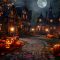 Halloween Autumn Village Halloween Ambience 4K Live Wallpaper