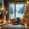 Christmas Tree Decoration, Christmas Room Live Wallpaper