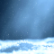 Winter Night Landscape with Falling Snow Live Wallpaper